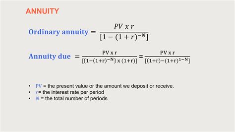 How To Calculate Annuity Method