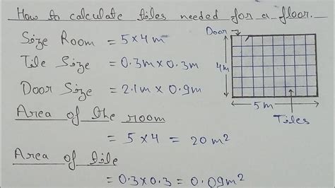 How To Calculate Area Of A Tile
