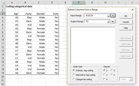 how to calculate average of categorical data in excel