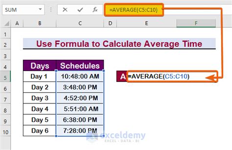 how to calculate average run time in excel