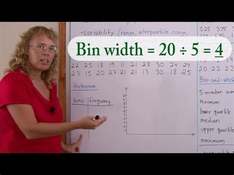 How To Calculate Bin Width Histogram