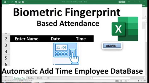 how to calculate biometric attendance in excel