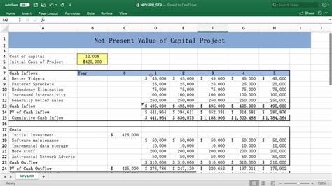how to calculate capital budgeting in excel