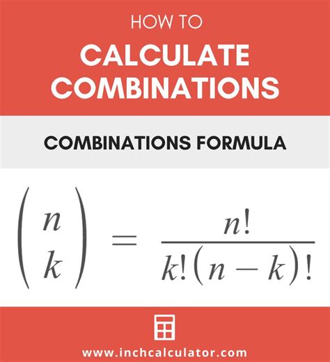 How To Calculate Combinations Of Elements