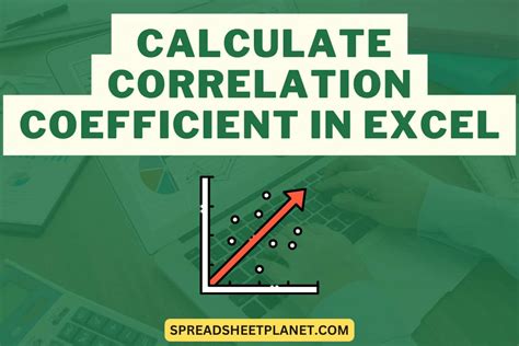 how to calculate correlation coefficient using excel