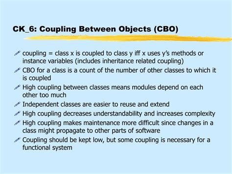How To Calculate Coupling Between Objects