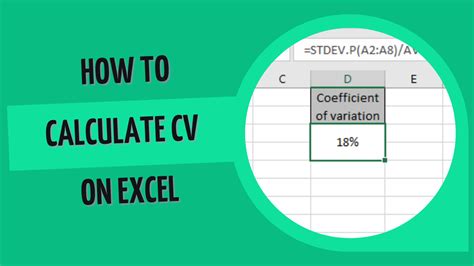 how to calculate cv value in excel
