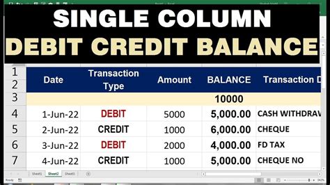how to calculate debit credit and balance in sql oracle