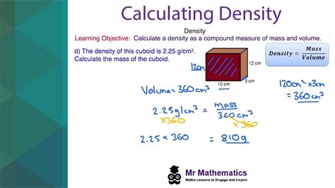 How To Calculate Density Of A Box