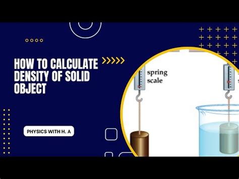 How To Calculate Density Of A Solid