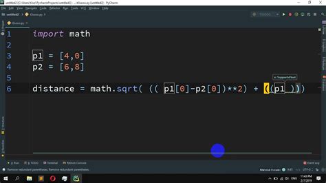 how to calculate distance between two coordinates python