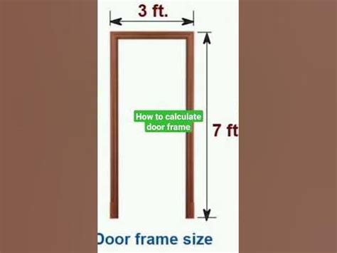How To Calculate Door Frame Quantity
