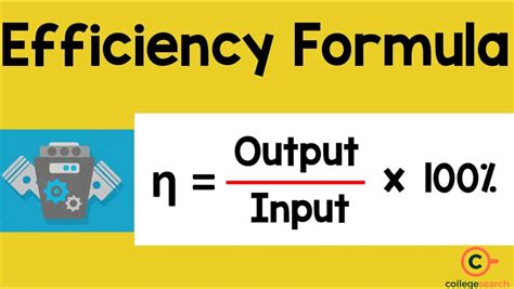 how to calculate efficiency