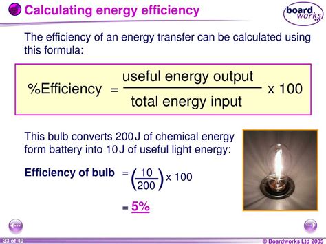 how to calculate efficiency in physics ks3