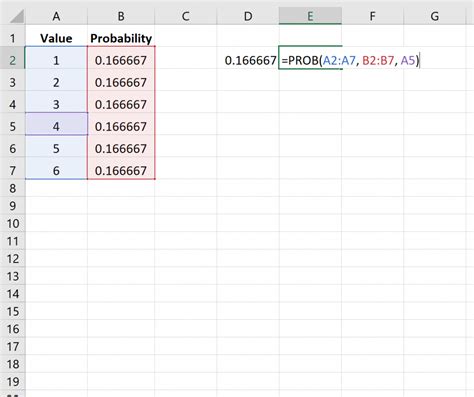 how to calculate empirical probability in excel