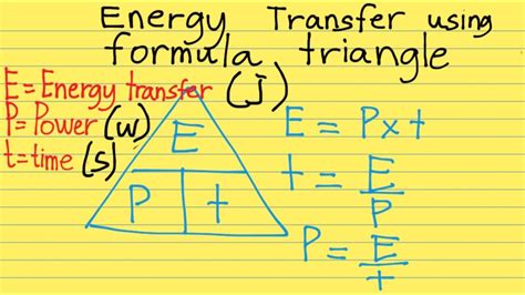 how to calculate energy in physics