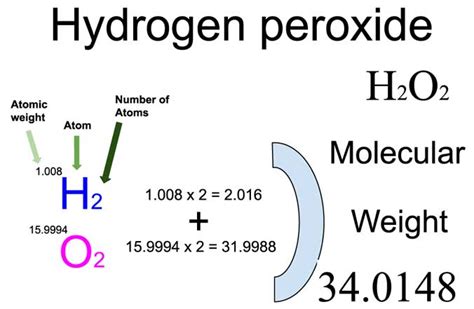 how to calculate equivalent weight of h2o2