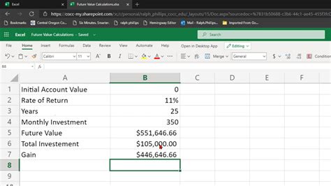 how to calculate estimated value in excel