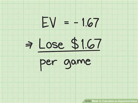 how to calculate expected values