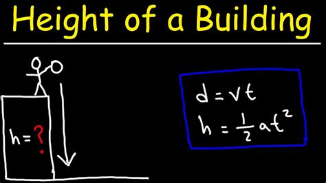 how to calculate height in physics with mass