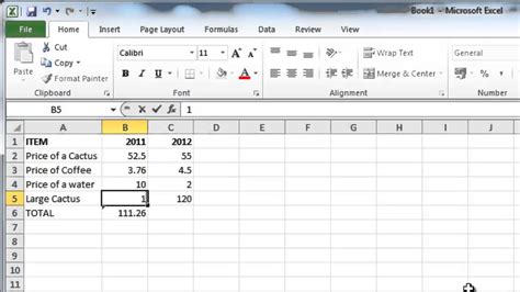 how to calculate in excel