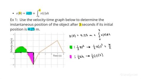 how to calculate instantaneous velocity from position time graph