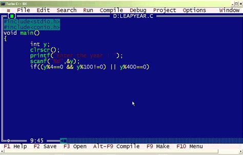 how to calculate leap year in c