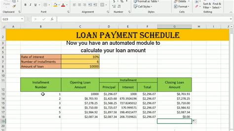 how to calculate loan in excel sheet