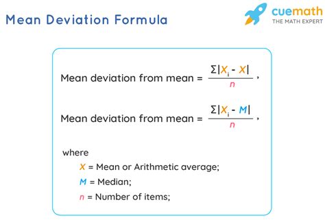 how to calculate mean average deviation