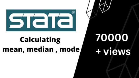 how to calculate median age in stata
