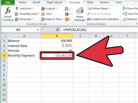 how to calculate monthly payment in excel