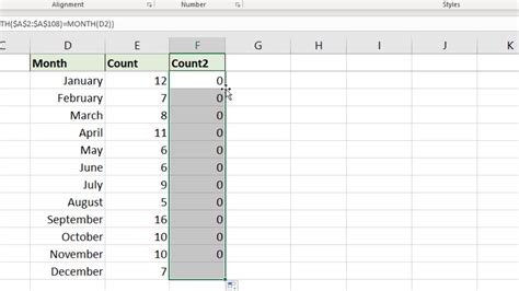 how to calculate months in excel sheet