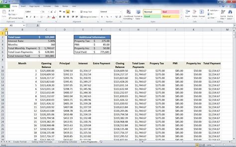 how to calculate mortgage in excel