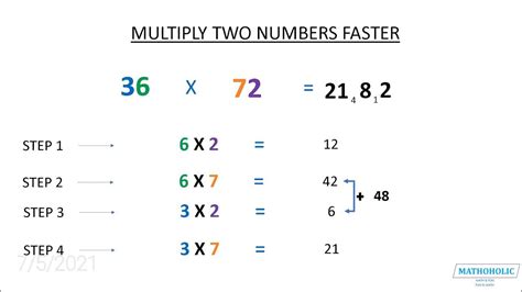 how to calculate multiplication fast in mind