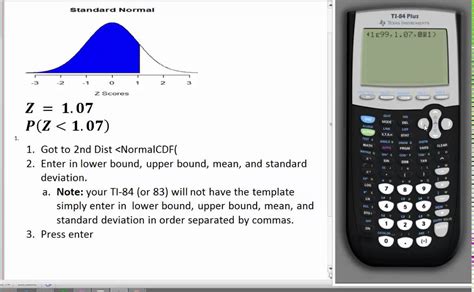 how to calculate normal cdf on ti-84