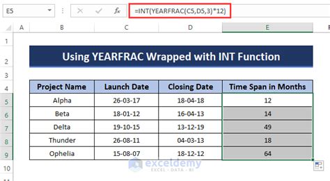 how to calculate number of months between two dates in excel 2013