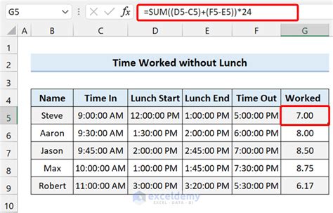 how to calculate number of years worked in excel