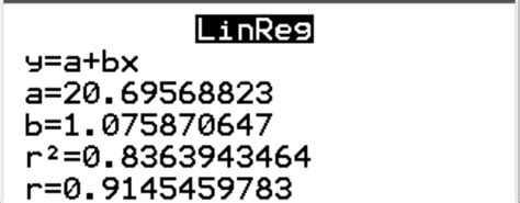 how to calculate pearson's correlation coefficient on ti 84