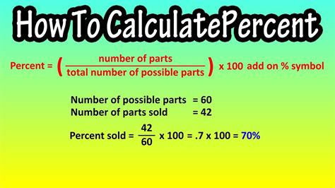 how to calculate percentage in maths