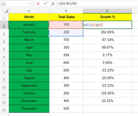 how to calculate percentage of year in excel