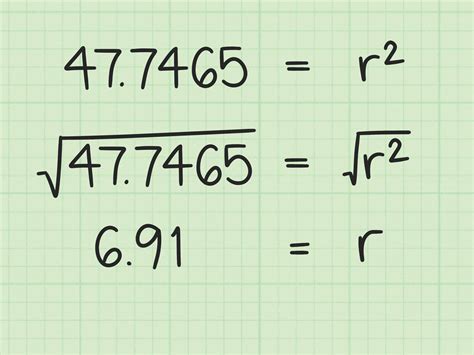 how to calculate radius of a circle formula