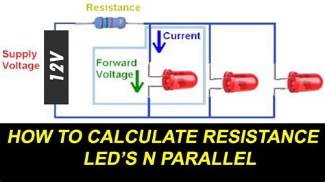 How To Calculate Resistor Value For Led In Parallel