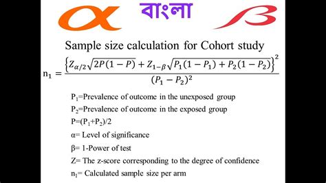 how to calculate sample size retrospective study