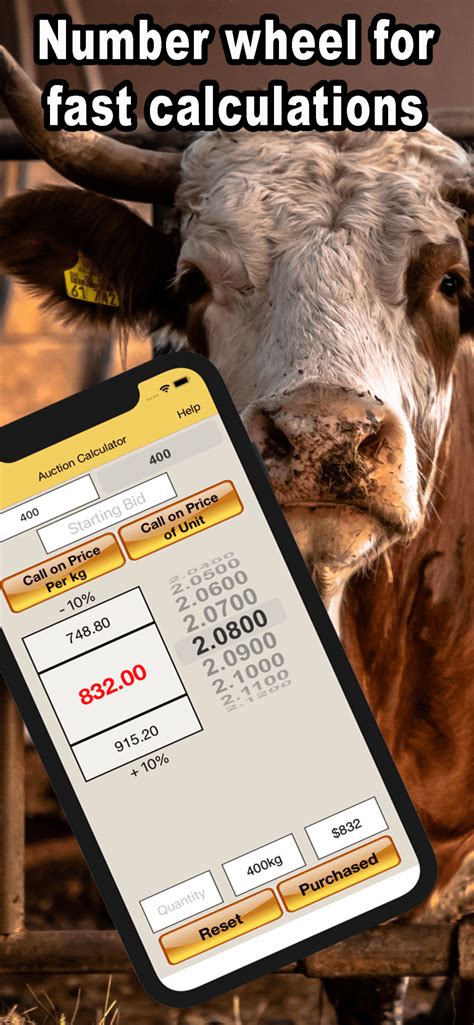 how to calculate slide on cattle sales