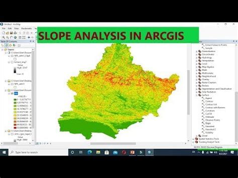 how to calculate slope in arcgis