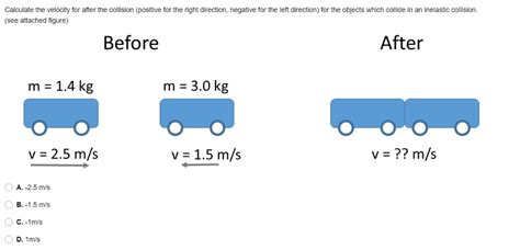 how to calculate speed of an object after collision