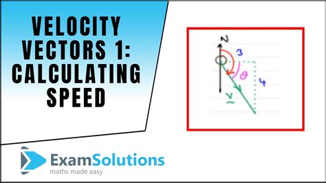 how to calculate speed of vector