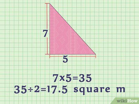 how to calculate square meter of a triangle