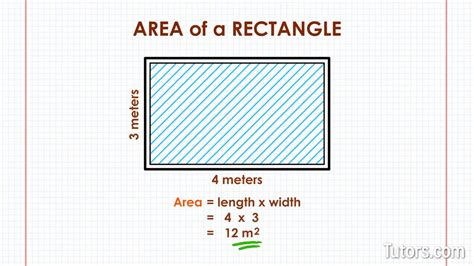 how to calculate surface area of a rectangle