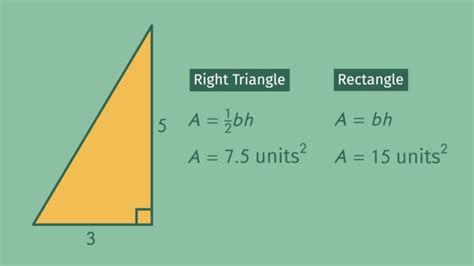 how to calculate surface area of a right angle triangle